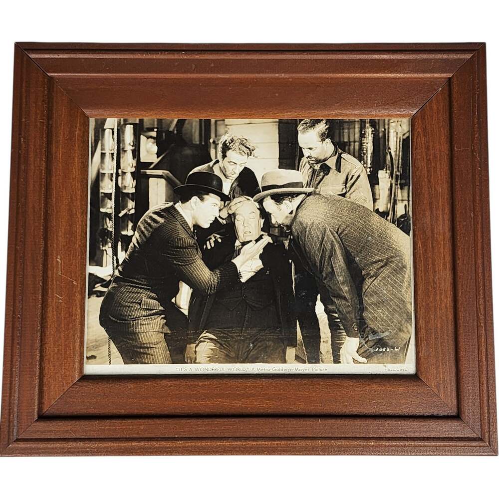 Nat Pendleton GUY KIBBEE MGM IT'S A WONDERFUL WORLD 1939 Photo Made In USA